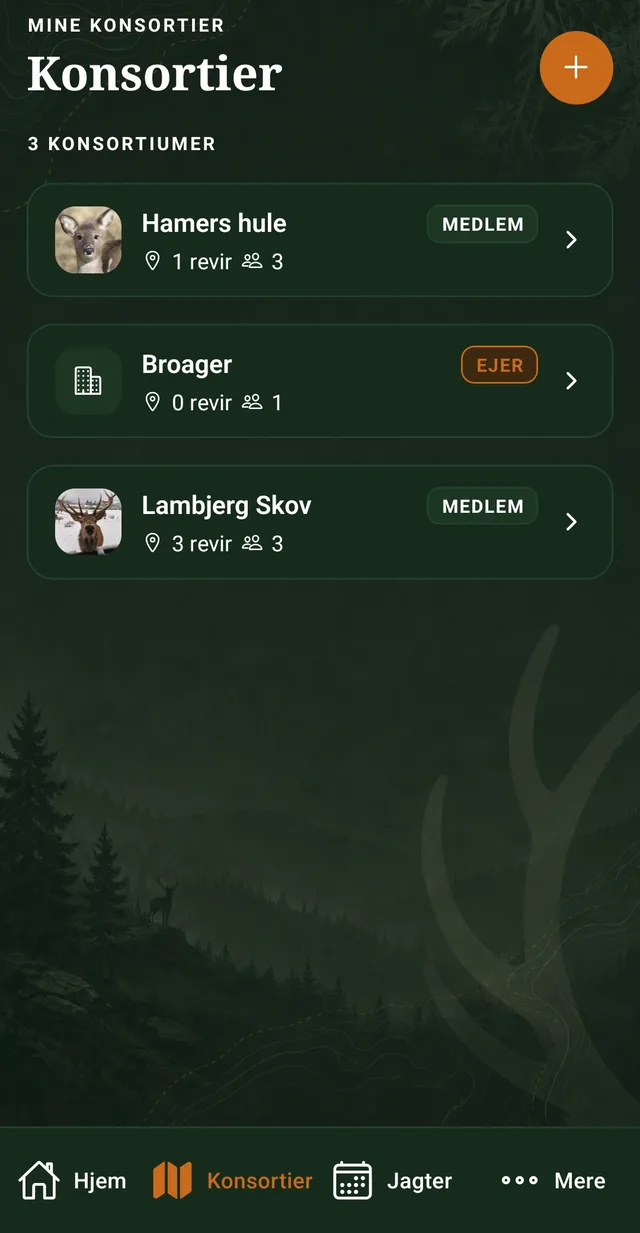 Oversigt over konsortier